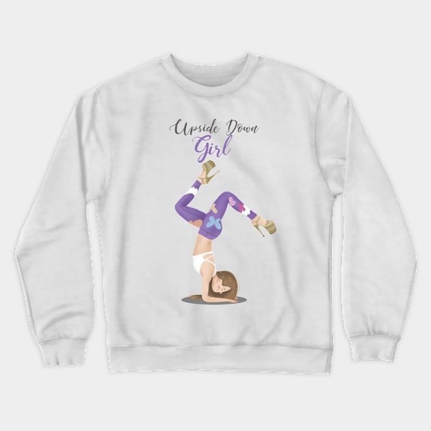 Upside Down Crewneck Sweatshirt by Gummy Illustrations